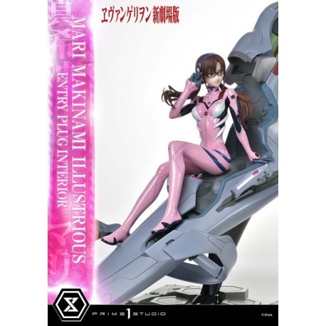 Statue en polyrésine de Mari Makinami Illustrious en costume rose