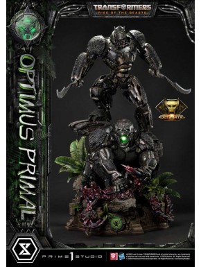 Statue Optimus Primal de Prime 1 Studio avec lumières LED