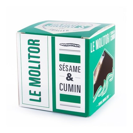 Snack Gusanos Molitors Sésamo y Comino Jimini's