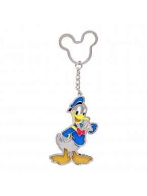 Porte-clés métallique Donald de Disney en costume bleu