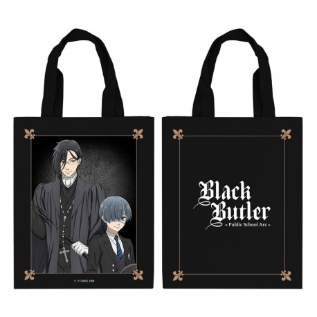 Sac Black Butler noir avec Ciel et Sebastian