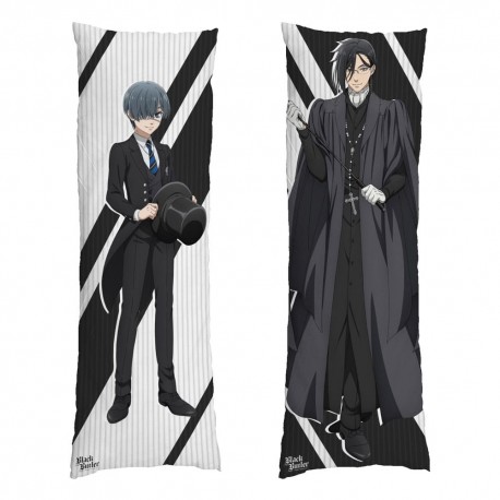 Funda de almohada Black Butler con Ciel y Sebastian
