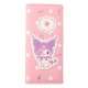 Portefeuille Kuromi rose avec design kawaii de Sanrio