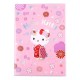 Caderno rosa Hello Kitty com design de kimono