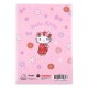 Caderno rosa Hello Kitty com design de kimono