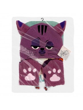 Ensemble bonnet aviateur et gants sans doigts Forever Ninette
