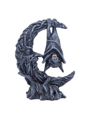 Figurine décorative de chauve-souris et lune de 13cm