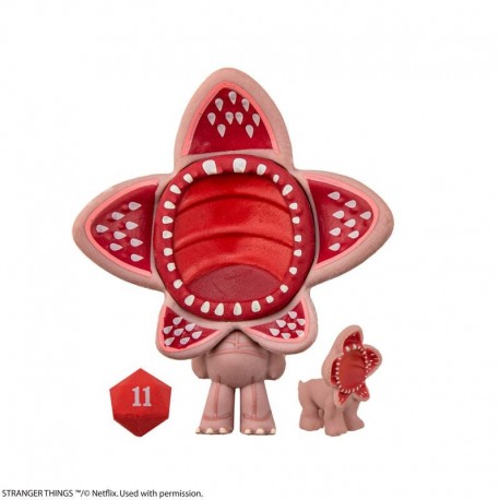 Figurine Gomee Mogorgon de Stranger Things en rouge et rose