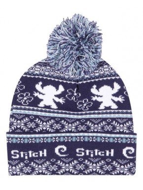 Bonnet bleu avec pom-pom de Lilo & Stitch