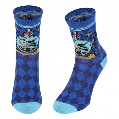 Chaussettes bleues Serdaigle Harry Potter