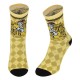 Chaussettes Hufflepuff Harry Potter jaunes et noires