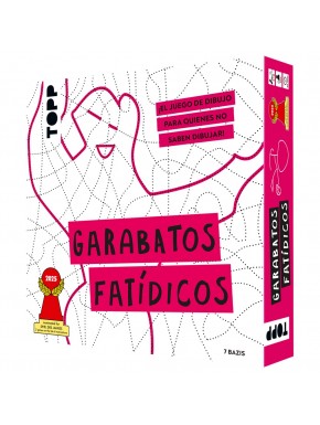 Caja del juego de mesa Garabatos Fatídicos