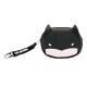 Porta-moedas preto chibi do Batman com fecho de zíper