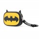 Porta-moedas preto chibi do Batman com fecho de zíper
