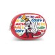 Porte-monnaie blanc Disney Goofy avec fermeture éclair.