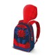 Sac à dos enfant rouge Spiderman avec capuche et bretelles