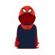 Sac à dos enfant rouge Spiderman avec capuche et bretelles