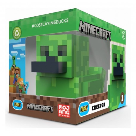 Figura de PVC Creeper de Minecraft Tubbz 10 cm
