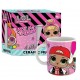 Mug en céramique LOL Surprise 11oz avec design coloré