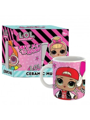 Mug en céramique LOL Surprise 11oz avec design coloré