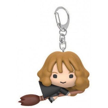 Llavero Kawaii Hermione Harry Potter con Escoba Chibi