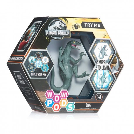 Figurine WOW! Pod de Blue de Jurassic World illuminée