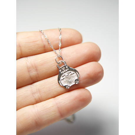 Pendentif Totoro en Argent sterling