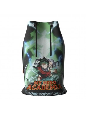 Sac à dos bourse Deku My Hero Academia couleurs vertes et noires