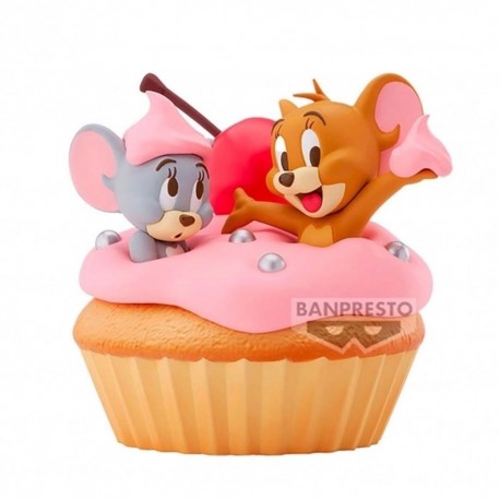 Figurine de Tom et Jerry style cupcake par Banpresto