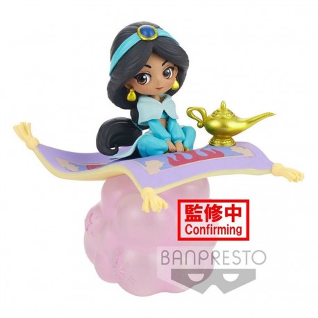 Figura de Jasmine en alfombra mágica de Banpresto