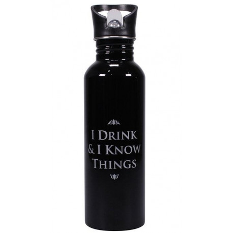Botella Cantimplora Juego de Tronos I Drink & I Know Things