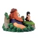Figure de Saul et Robin de One Piece dans un paysage vert