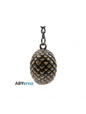 Porte-clés œuf de dragon en métal par ABYstyle