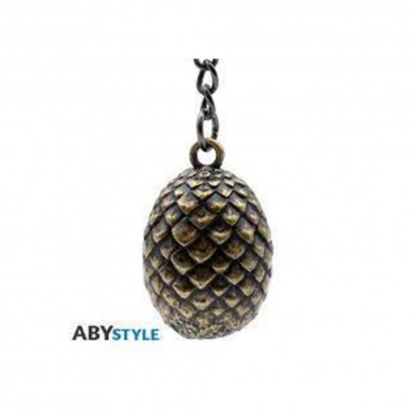 Porte-clés œuf de dragon en métal par ABYstyle