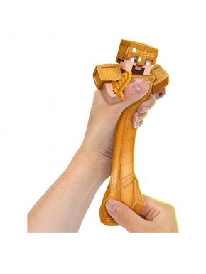 Figurine élastique Steve armure dorée Minecraft