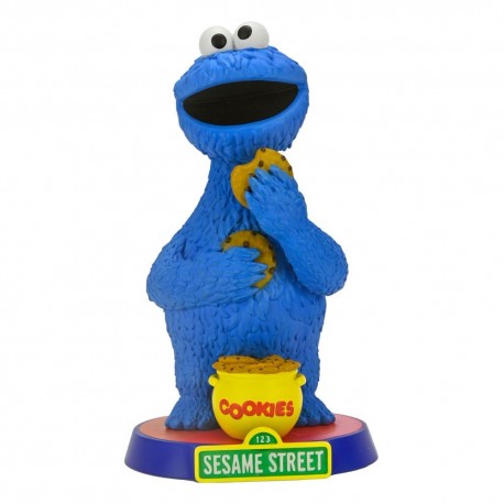 Boneco bobblehead do Cookie Monster de 18 cm em polirresina