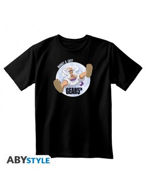 T-shirt noir One Piece Gear 5th Luffy