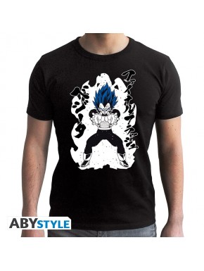 T-shirt noir Végéta Bleu Royal Dragon Ball Super