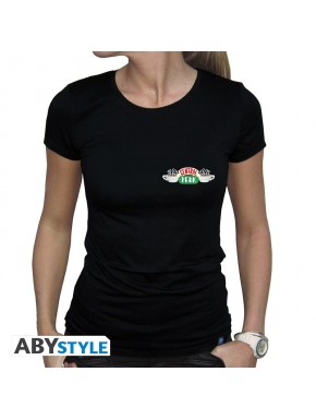T-shirt noir femme Central Perk FRIENDS