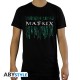 T-shirt noir avec design de The Matrix