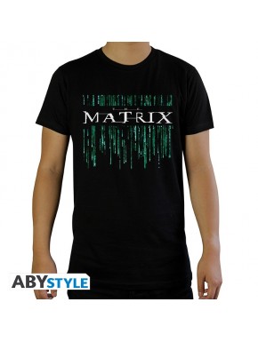 T-shirt noir avec design de The Matrix