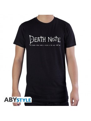 Camiseta negra de Death Note para hombre