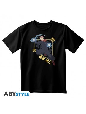 Camiseta negra Jujutsu Kaisen Itadori Yuji