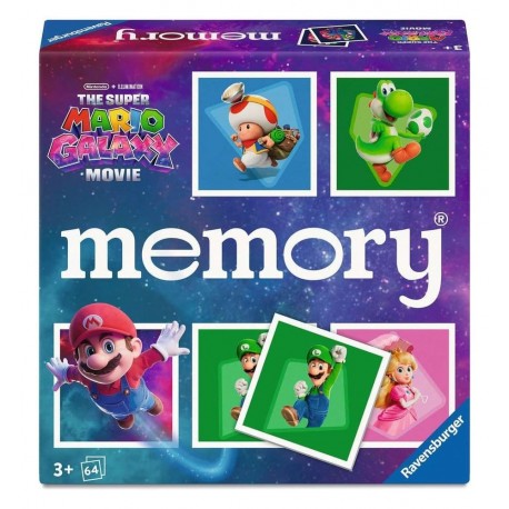 Boîte et cartes du jeu Memory Super Mario Galaxy