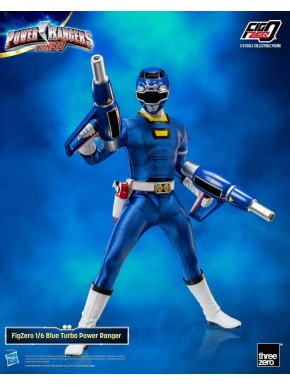 Figurine Power Rangers Turbo Ranger Bleu avec accessoires