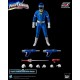 Figura Power Rangers Turbo Ranger Azul com acessórios