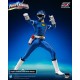 Figura Power Rangers Turbo Ranger Azul com acessórios