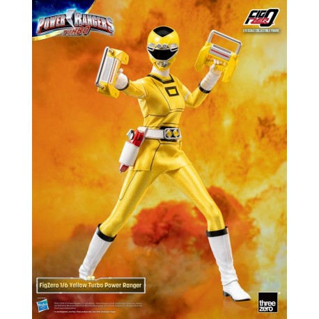 Figura articulada Yellow Turbo Power Ranger 30 cm