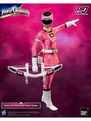 Figure articulée Pink Turbo Power Ranger avec accessoires