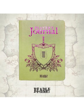 Carnet A5 Sage Green Shield avec design de bouclier